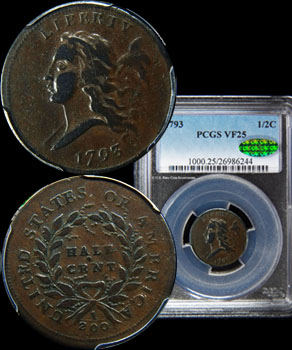 1793 Half Cent