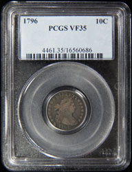 H- 1796 Dime