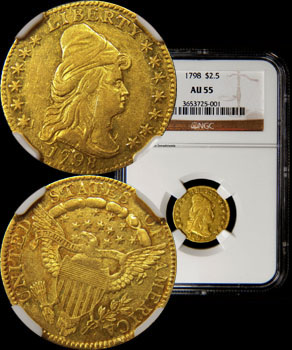 H- 1798 Quarter Eagle