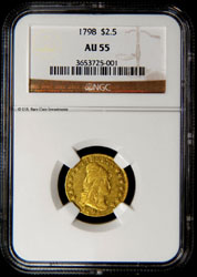 H- 1798 Quarter Eagle