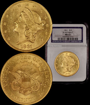 1861 Double Eagle SS Republic