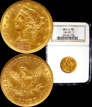 1865-S Half Eagle